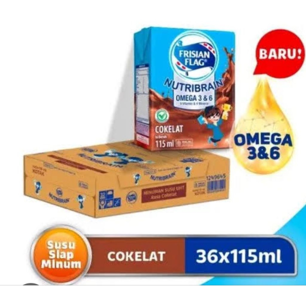 Susu UHT Frisian Flag 115ml (1 karton)/ Susu UHT bendera 1 karton