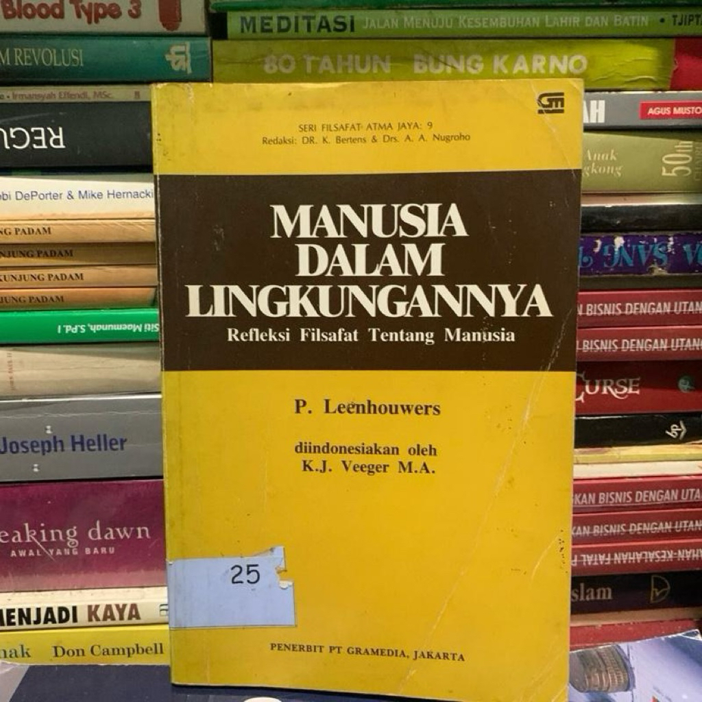 Manusia dalam lingkungannya refleksi filsafat tentang manusia by P leenhouwers ORIGINAL