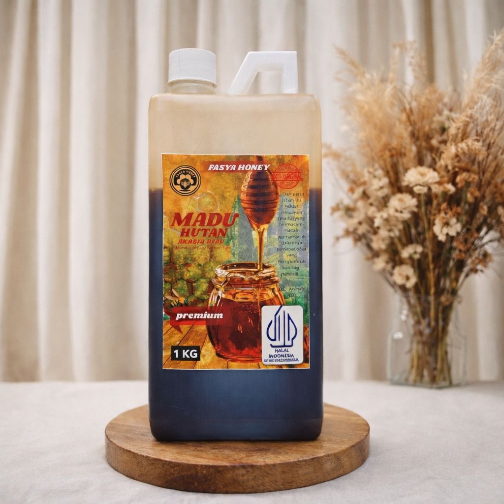 Madu Hutan Akasia Riau Murni  Asli Kemasan 1kg | Madu Hutan