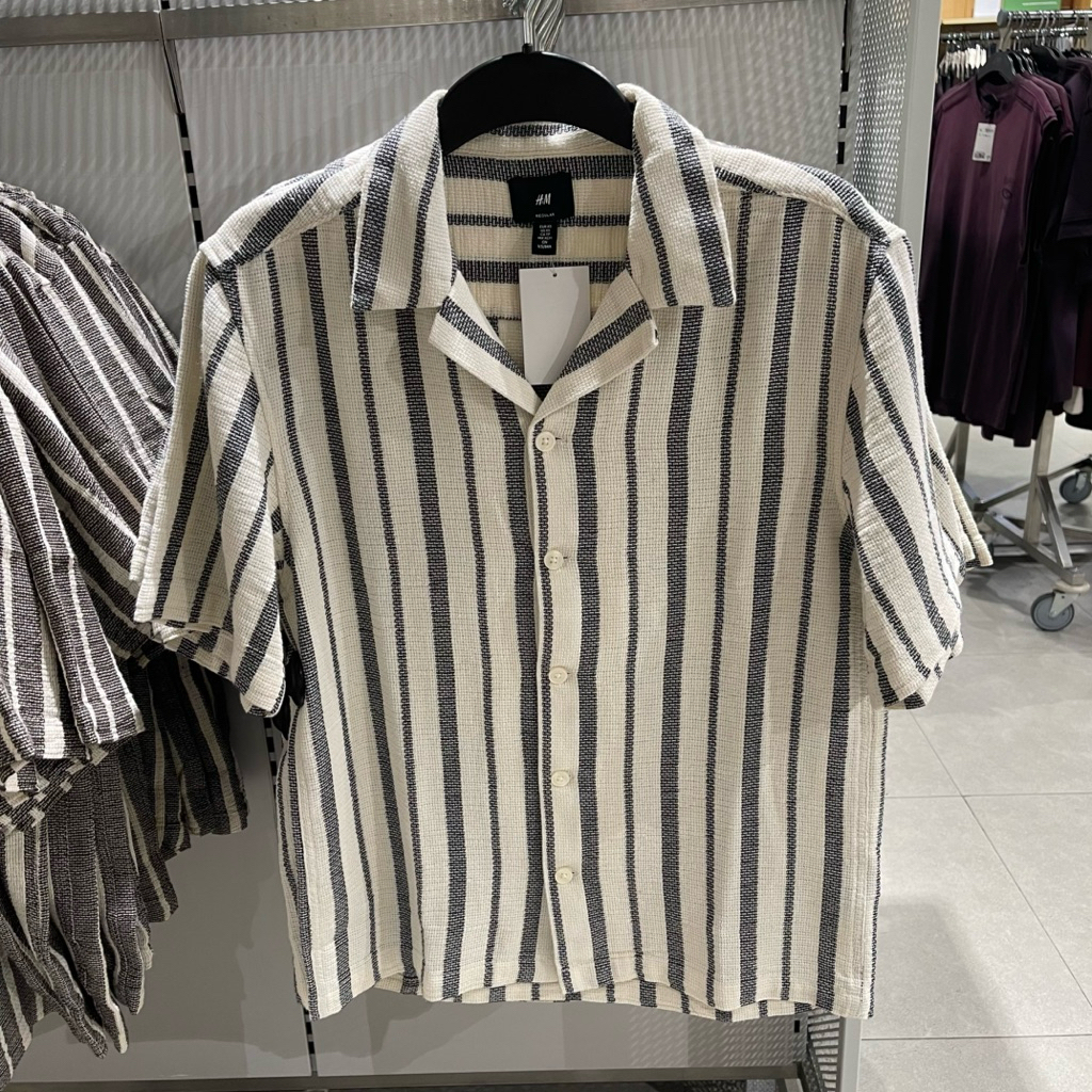 Kemeja H&M Man Stripe
