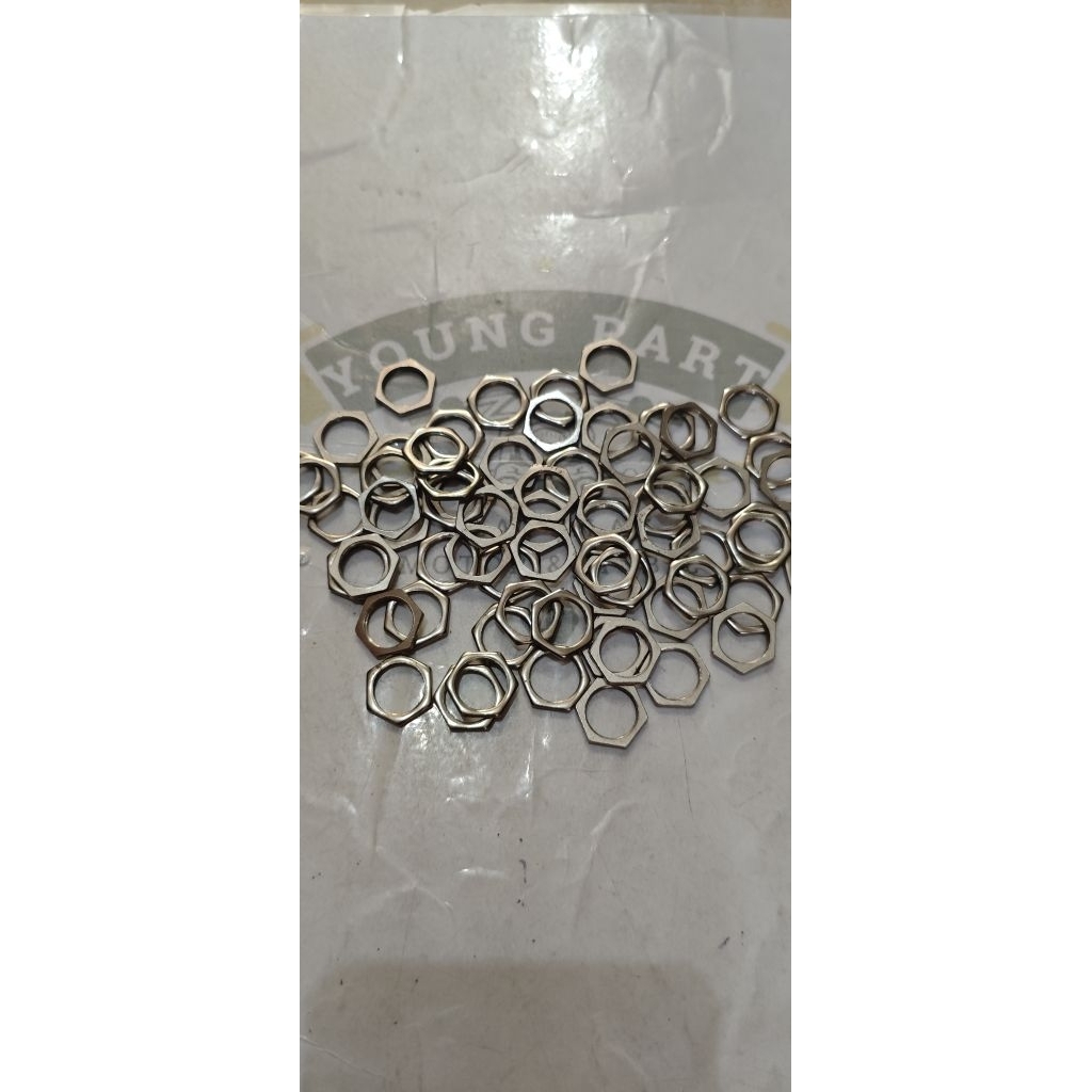 Mur 12mm Tipis 1.8mm drat halus harga untuk ( 2 PCS)