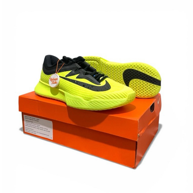 Nike Tennis Women Vapor Pro 3 PRM Hard Court Shoes Australia Open Black Light Lemon Twist Sepatu Ten
