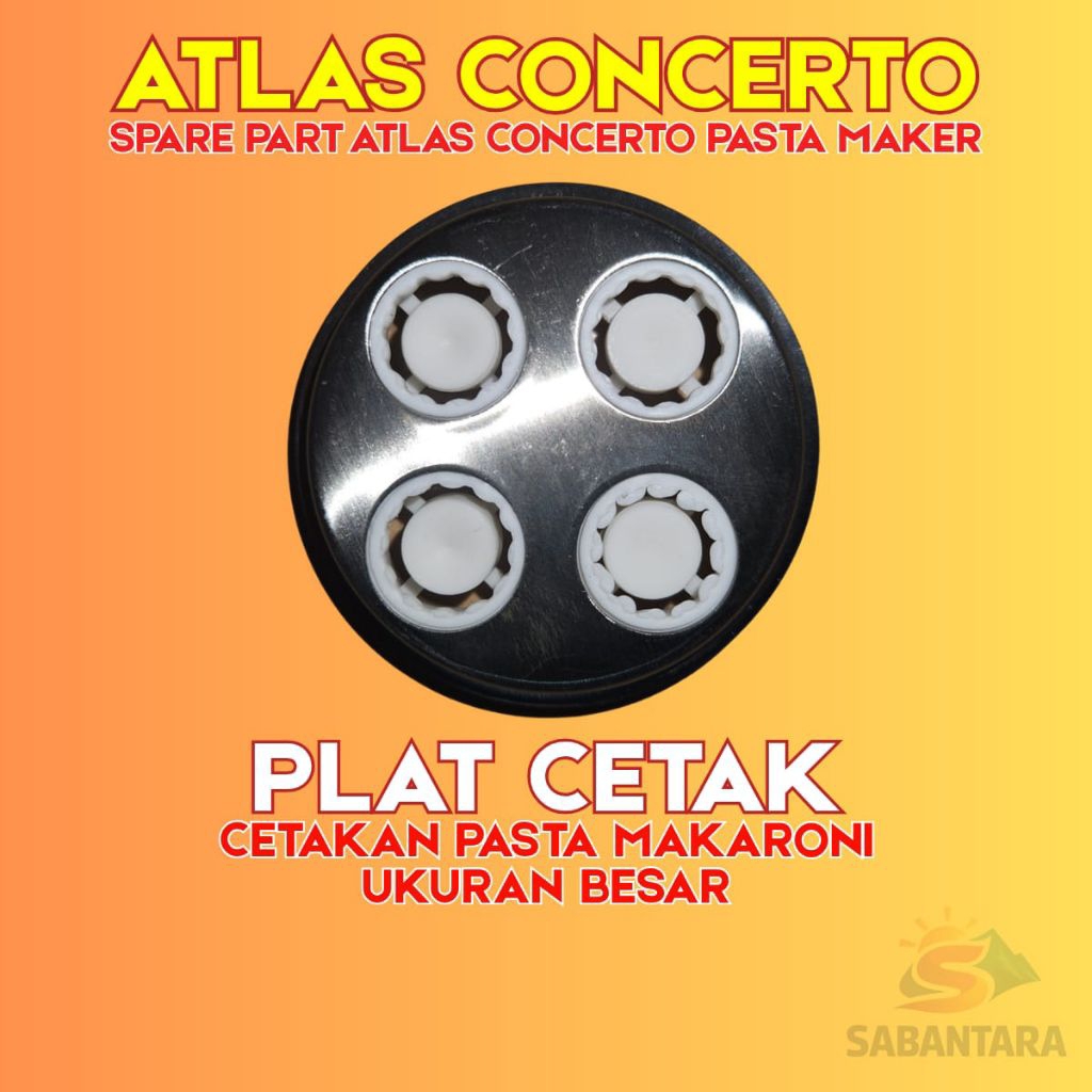 PLAT CETAKAN MAKARONI UKURAN BESAR/BIG SIZE ATLAS CONCERTO