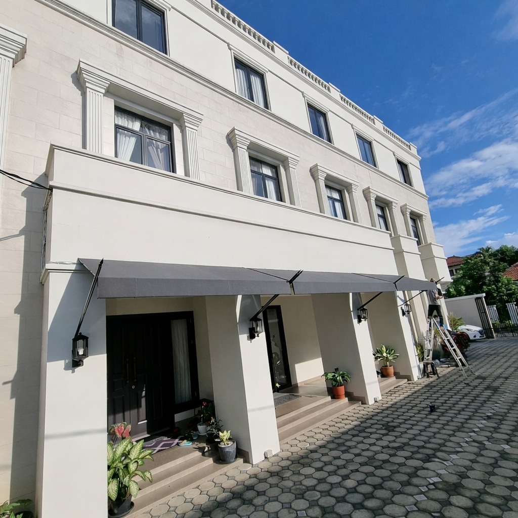 Kanopi kain model Tombak murah gratis survei