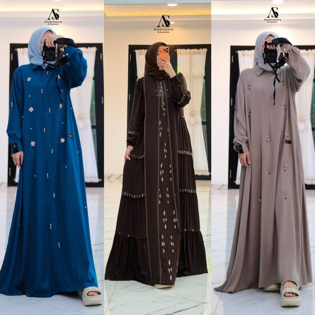 Dress Twill uniqlo  terbru By Anjani Strore