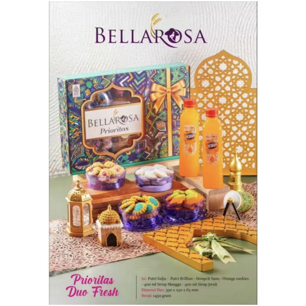 KUE KERING LEBARAN PAKET PRIORITAS BELLAROSA PREMIUM HAMPERS KADO HADIAH BESTSELLER