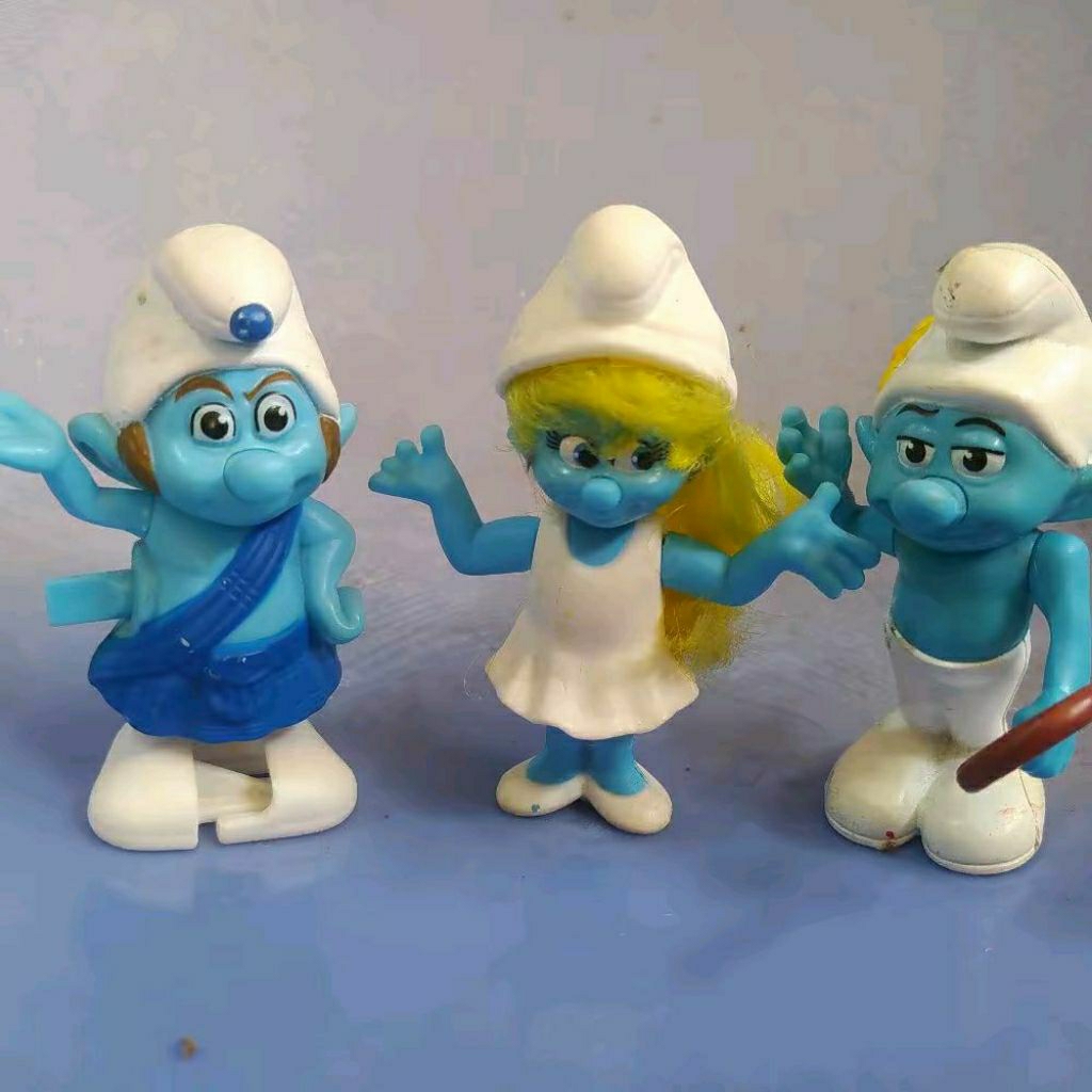 Figure Smurf Karakter Mainan Anak McD