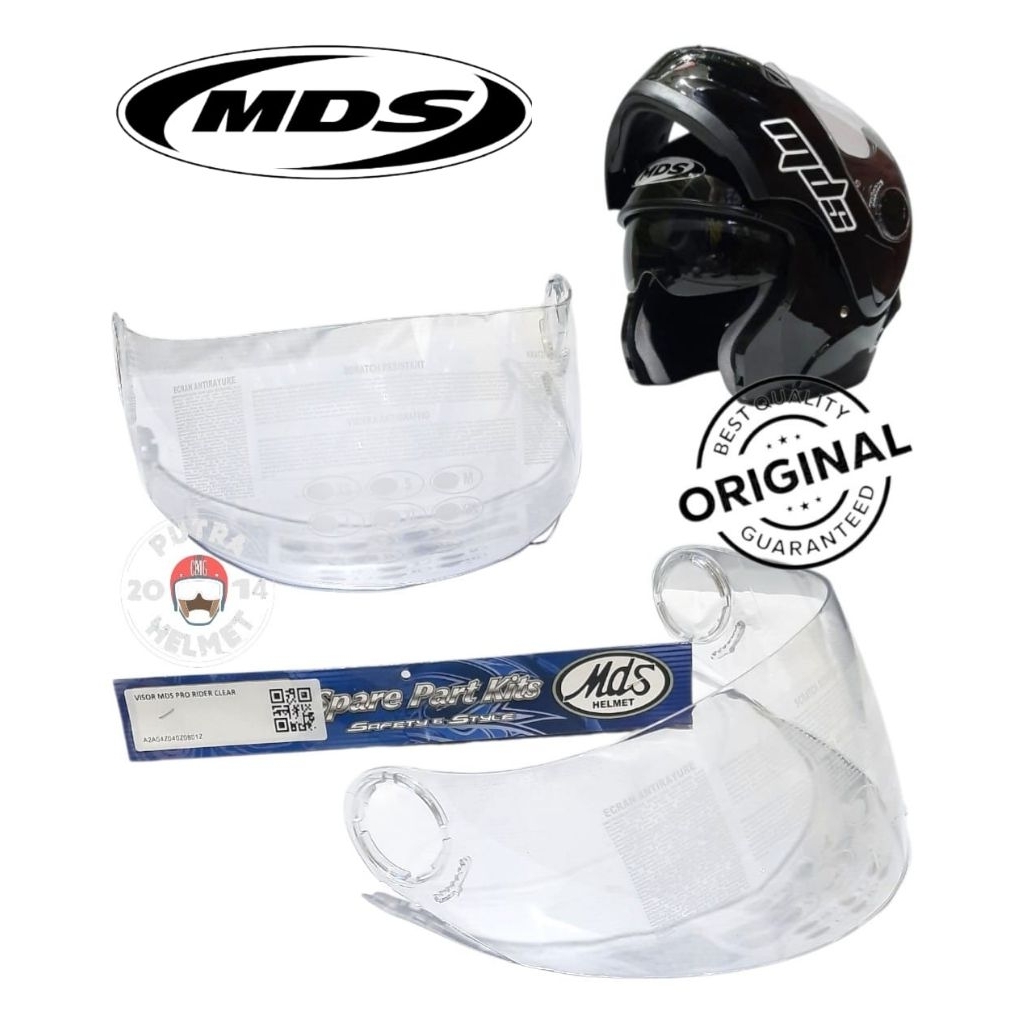 Kaca Helm Mds Pro Raider Modular Original | Visor Helm Modular Full Face