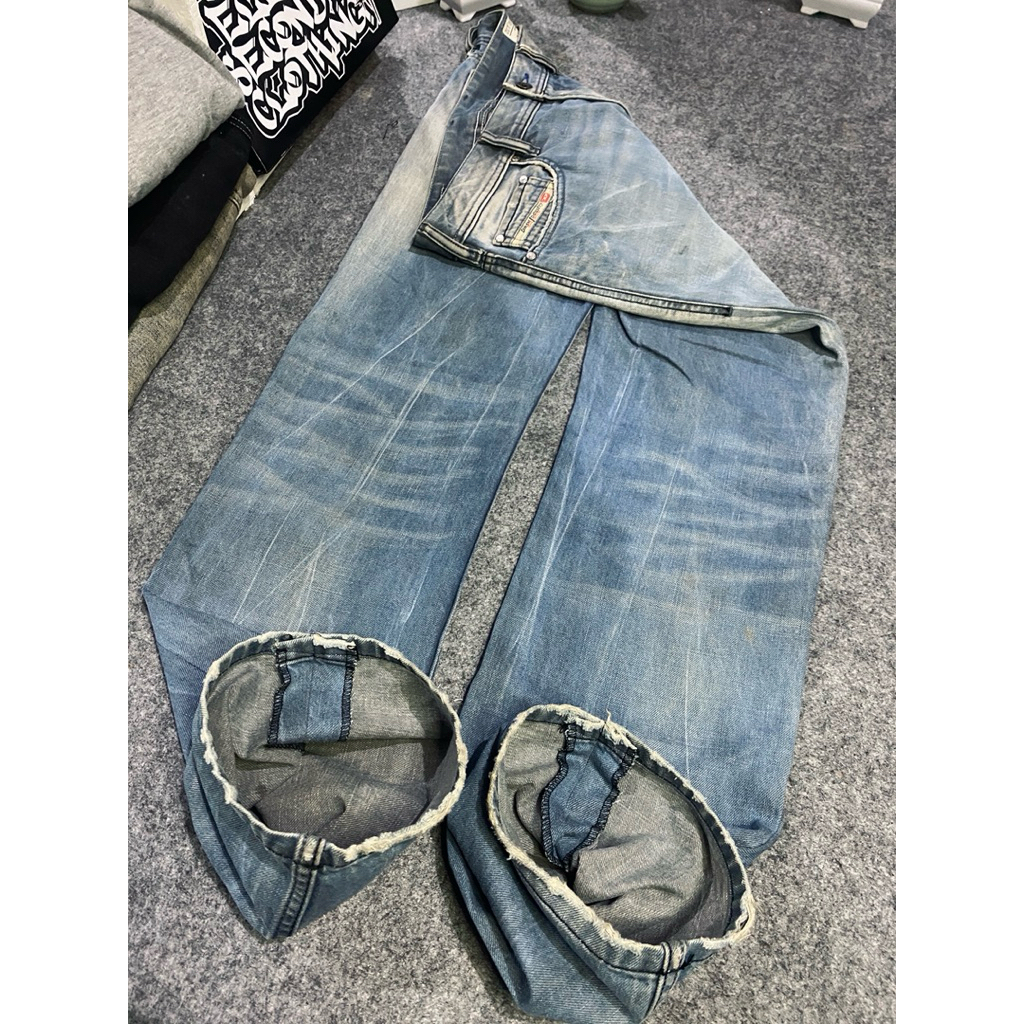 celana panjang jeans fedding