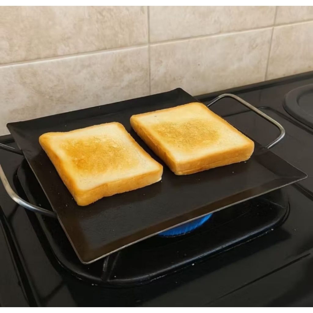 Wajan Panggangan Sosis Kebab Martabak Burger Dll / BBQ GRILL / Wajan Panggangan Serbaguna Anti Lengk