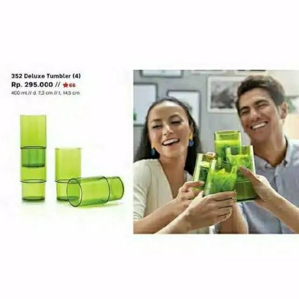 Deluxe Tumbler Gelas Crystal Tupperware