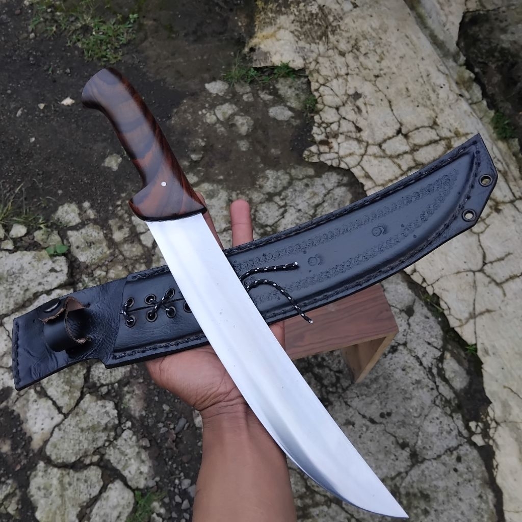 Pisau daging jaggall sembelihh bilah bahan hss premium