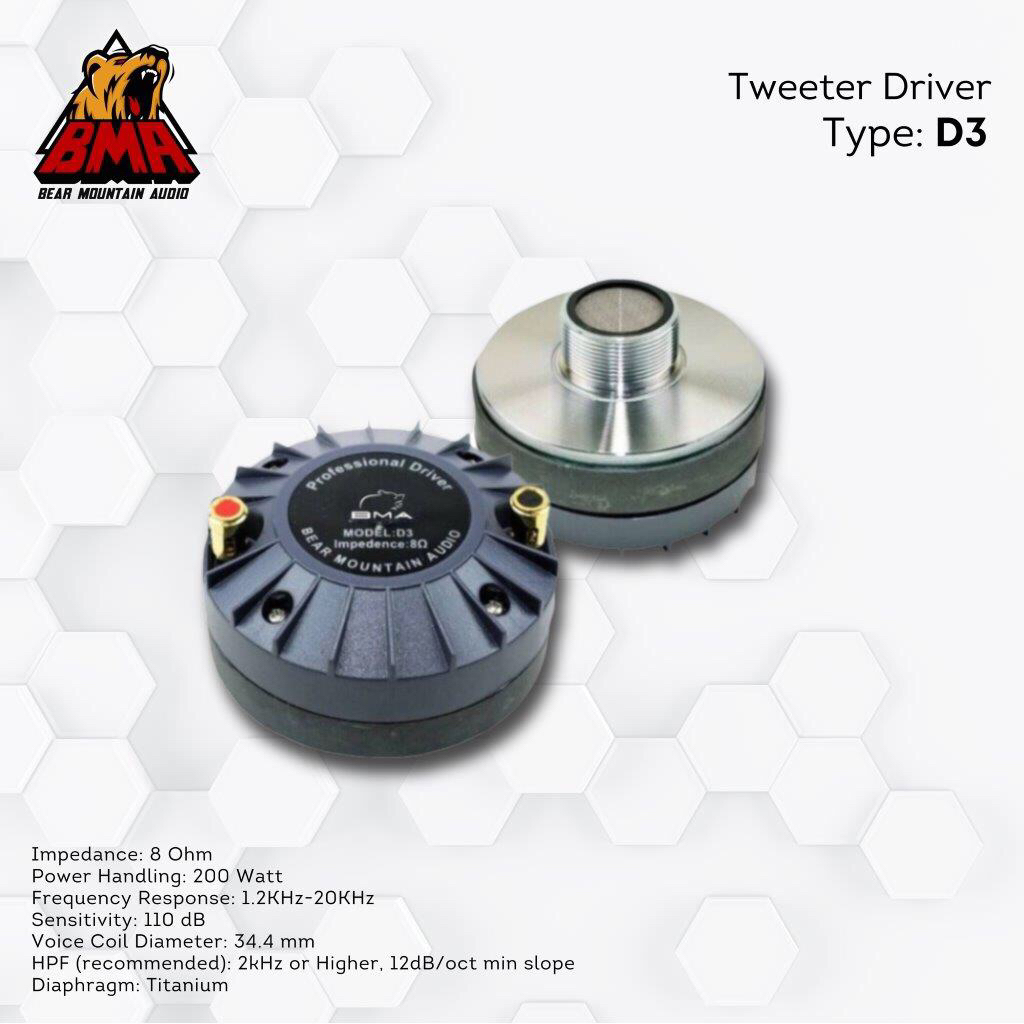 Driver Tweeter BMA D3 / Tweeter BMA D3