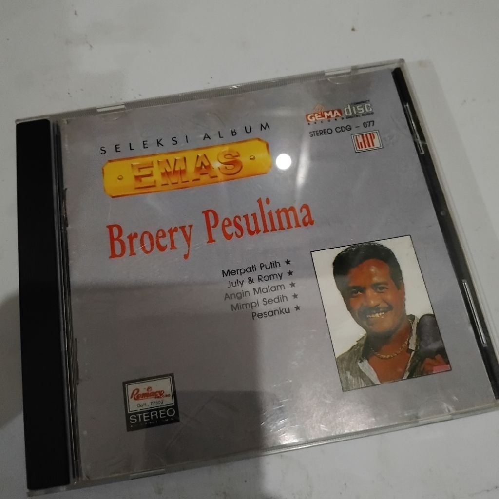 Kaset CD broery Pesulima