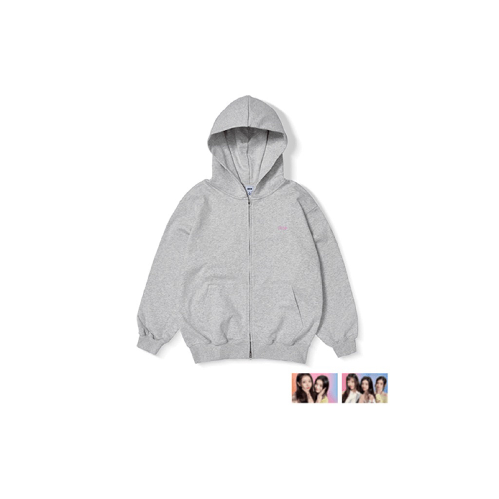 [PRE ORDER] MD ZIP UP HOODIE ILLIT PRESS START YUNAH MINJU MOKA WONHEE IROHA OFFICIAL MURAH