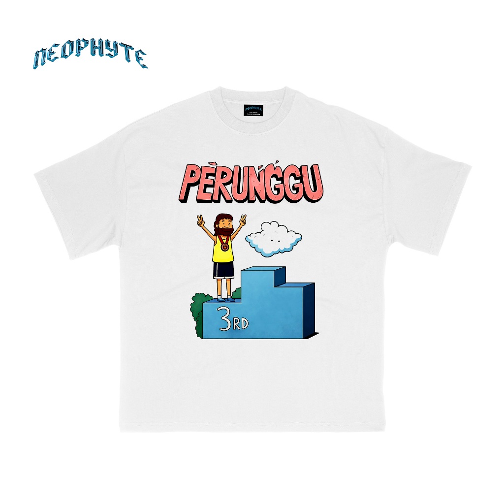 Tshirt PERUNGGU Band Series White | Kaos Band | Kaos Band Perunggu | Kaos Band Indie | Kaos Band Ske