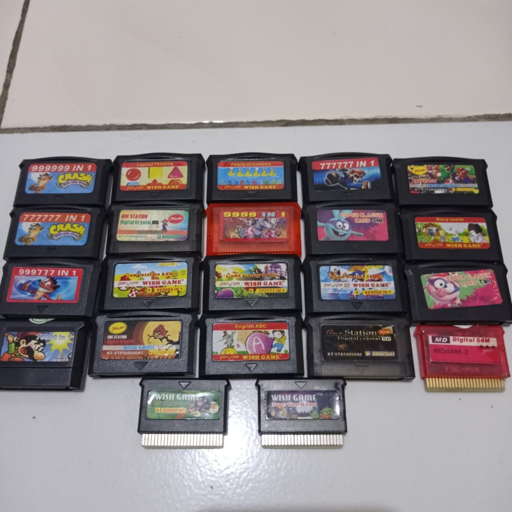 Kaset PVP Gameboy Murah Isi Acak Original