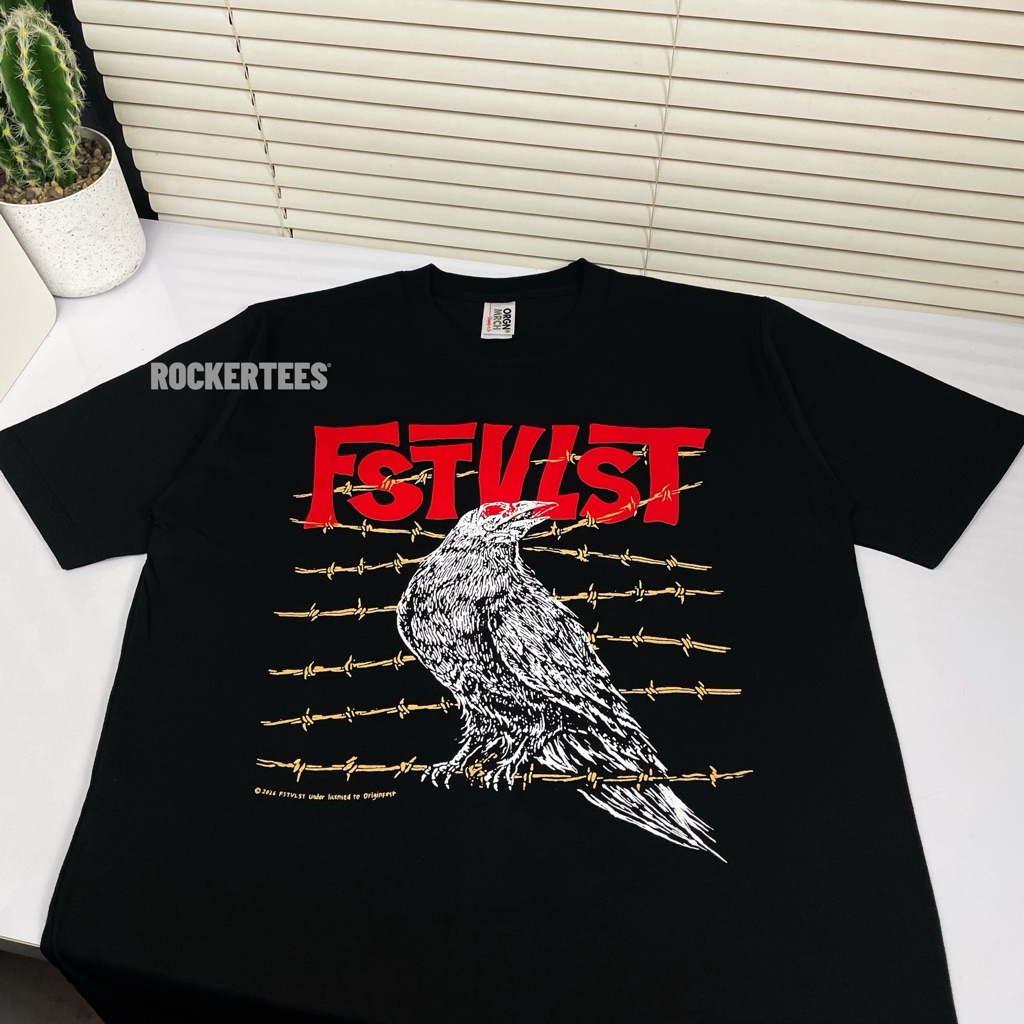 Ready Stock - Fstvlst - Live at Origin Fest 2026 Black T-Shirt | Rockertees Original Merchandise