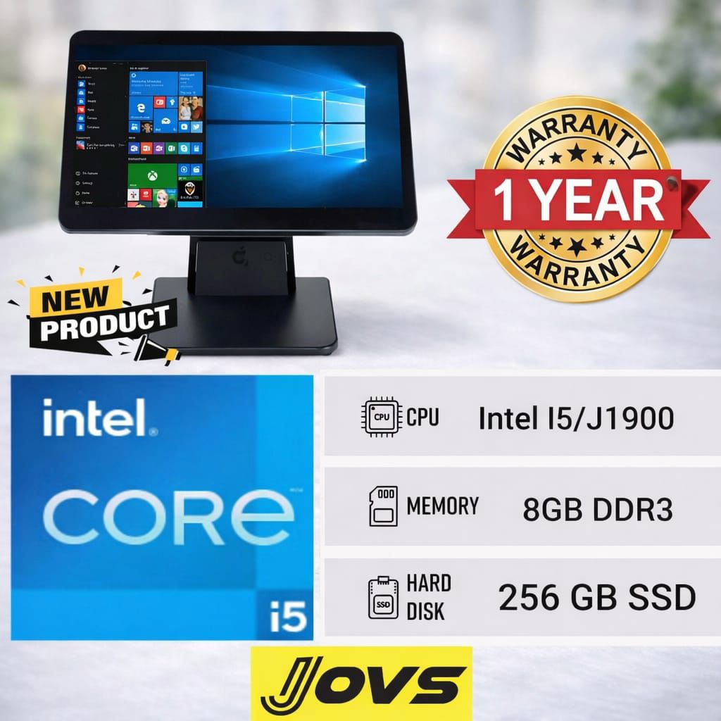 Mesin kasir PC Core i5 All in One Touchscreen komputer kasir