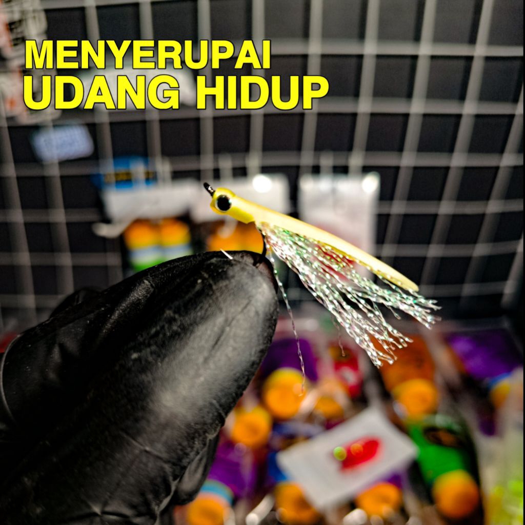 Umpan Pancing Sabiki Mata Kail Karbon Tajam, Ukuran S, Mata Kail No.10 kecil