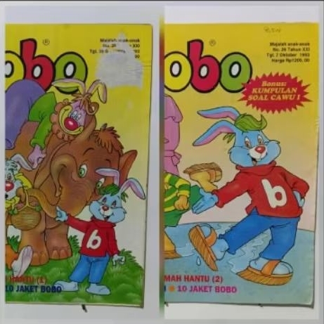 Majalah Bobo 1993 Komik Sisipan Rahasia Rumah Hantu Tamat