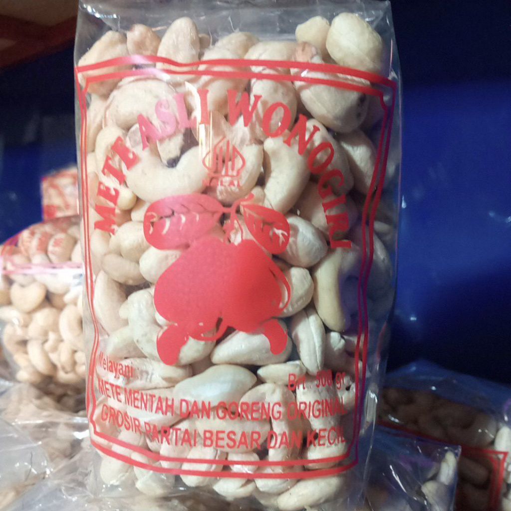 kacang mete mentah super 500gram