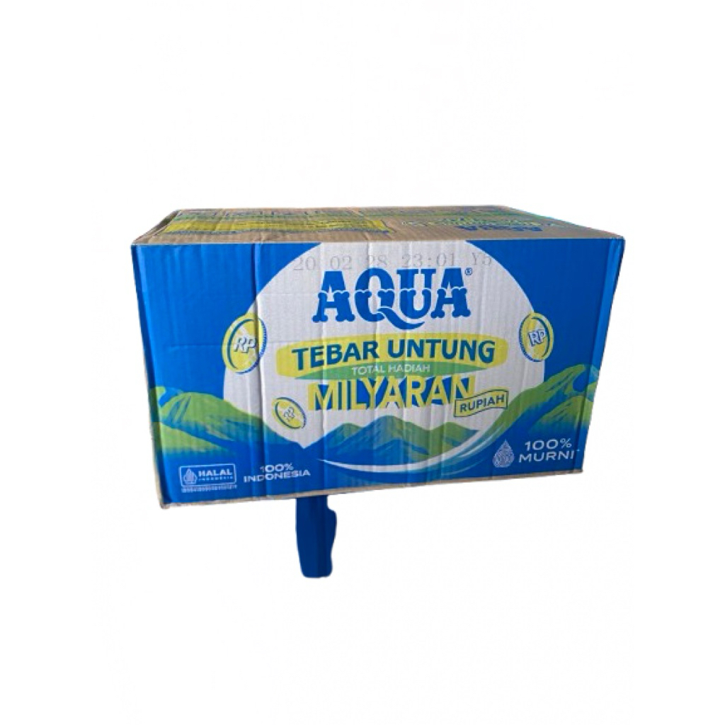 Air mineral Aqua botol 600ml