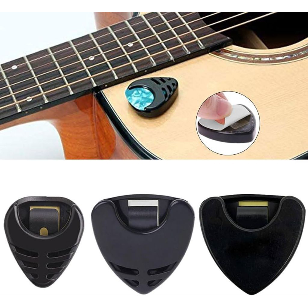 PICK HOLDER GITAR AKUSTIK & ELEKTRIK / TEMPAT PICK GITAR ABS / TEMPAT SIMPAN PICK GITAR AKUSTIK DAN 