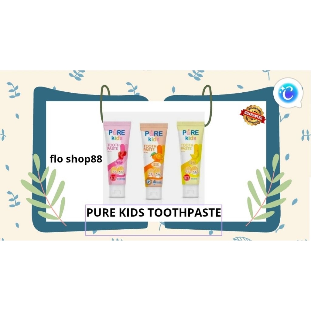 PUR KIDS TOOTHPASTE / PUR KIDS TOOTHPASTE DENTISTE / PURE KIDS TOOTHPASTE / PURE KID TOOTHPASTE / KI