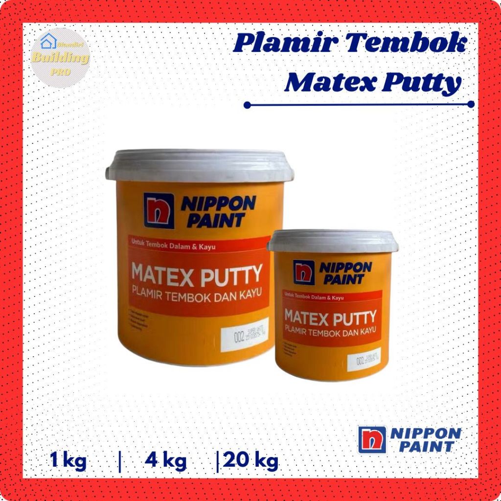 PLAMIR TEMBOK MATEX PUTTY NIPPON PAINT