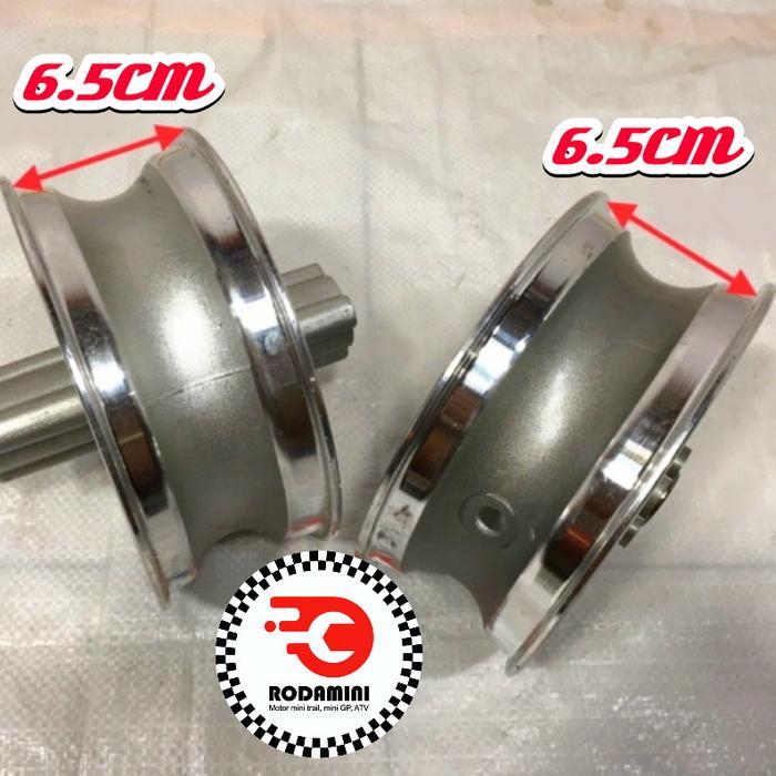 Velg Motor Mini GP 6.5 inch Palang 5 Racing Set Depan dan Belakang