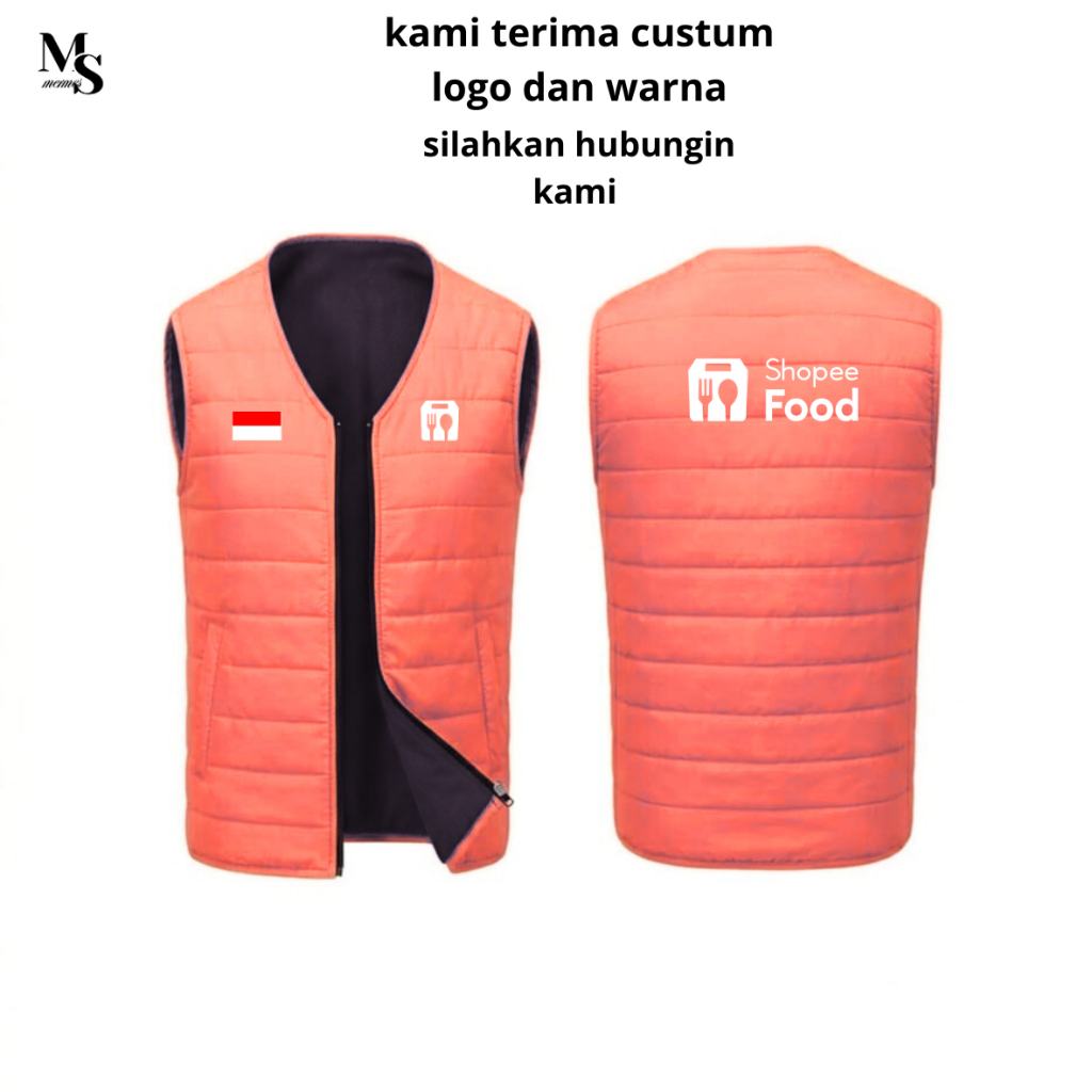 Rompi Shopie Food Hoodie / Rompi Shoope Food-SIRIP / Rompi TERLARIS TERMURAH
