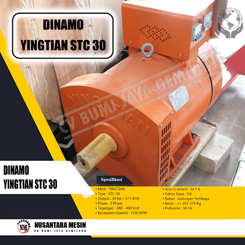 ALTERNATOR / DINAMO YINGTIAN STC 30