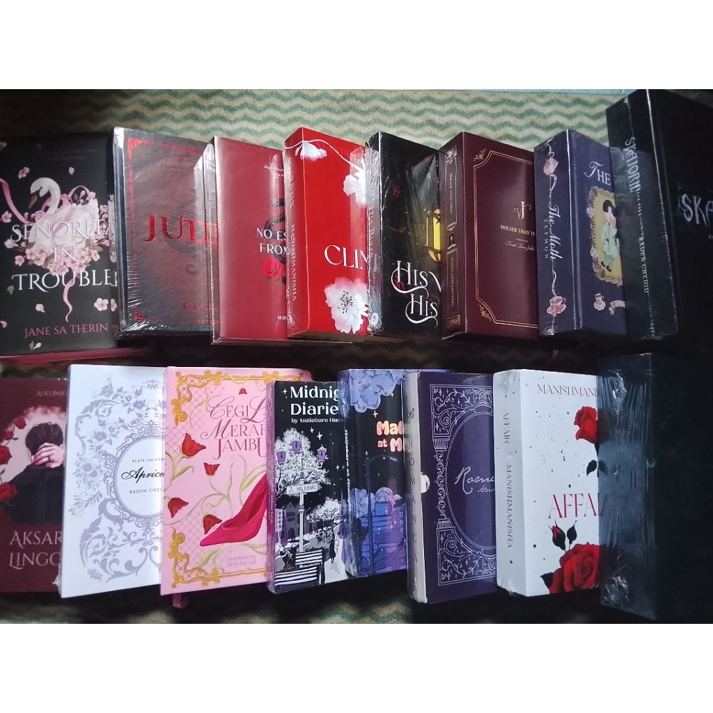 WTS SEALED & UNSEALED - NOVEL SKAJORIE - CEGIL MERAH JAMBU - AFFAIR - TreLye- DIMITRI HC