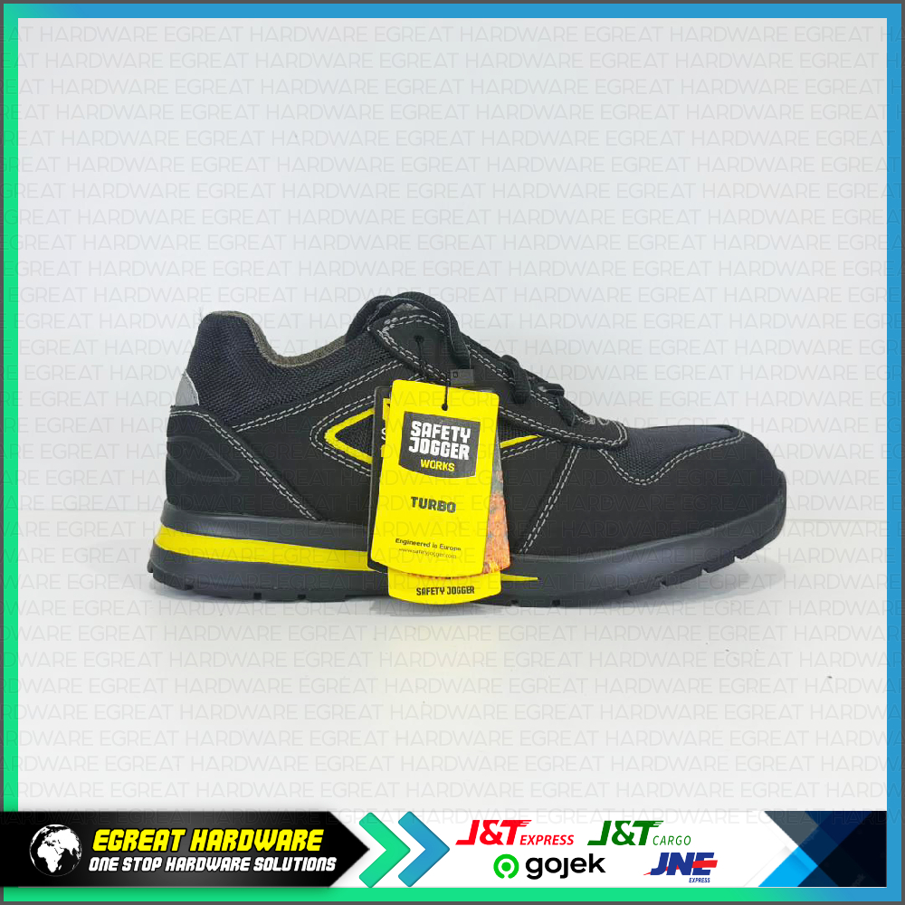 (BARANG READY / BUKAN PO) SAFETY SHOES; LOW CUT, COMPOSITE; TURBO S3S, ANTHRACITE; SAFETY JOGGER