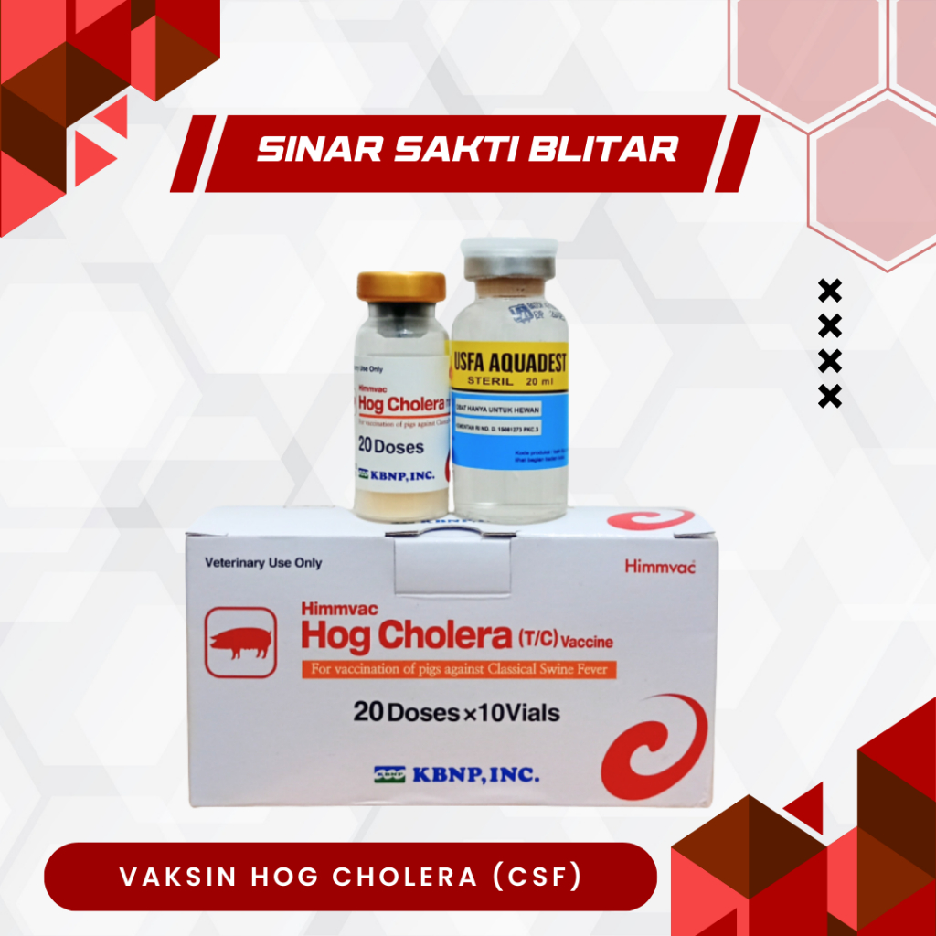 VAKSIN HOG CHOLERA (CSF) - Untuk Babi 20 Dosis