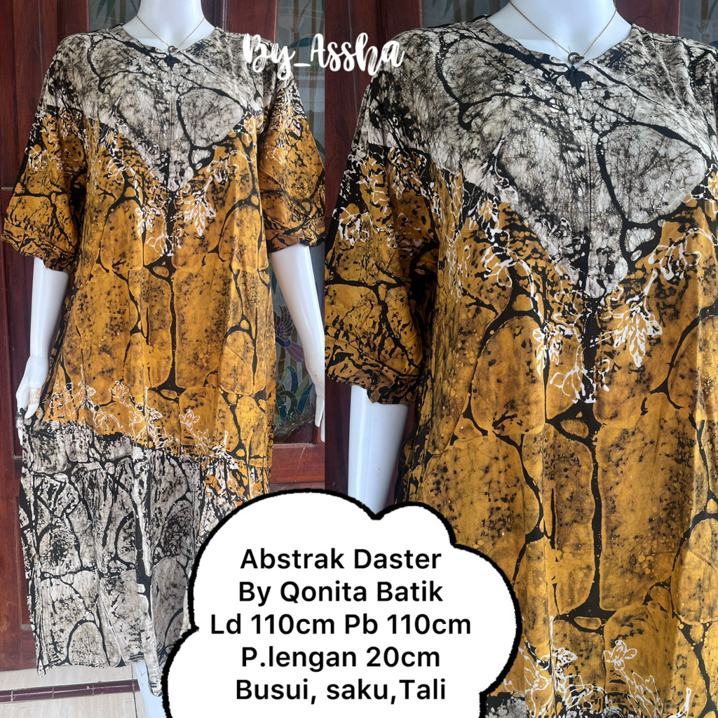 Daster Batik Qonita Asli Pekalongan Abstrak Busui