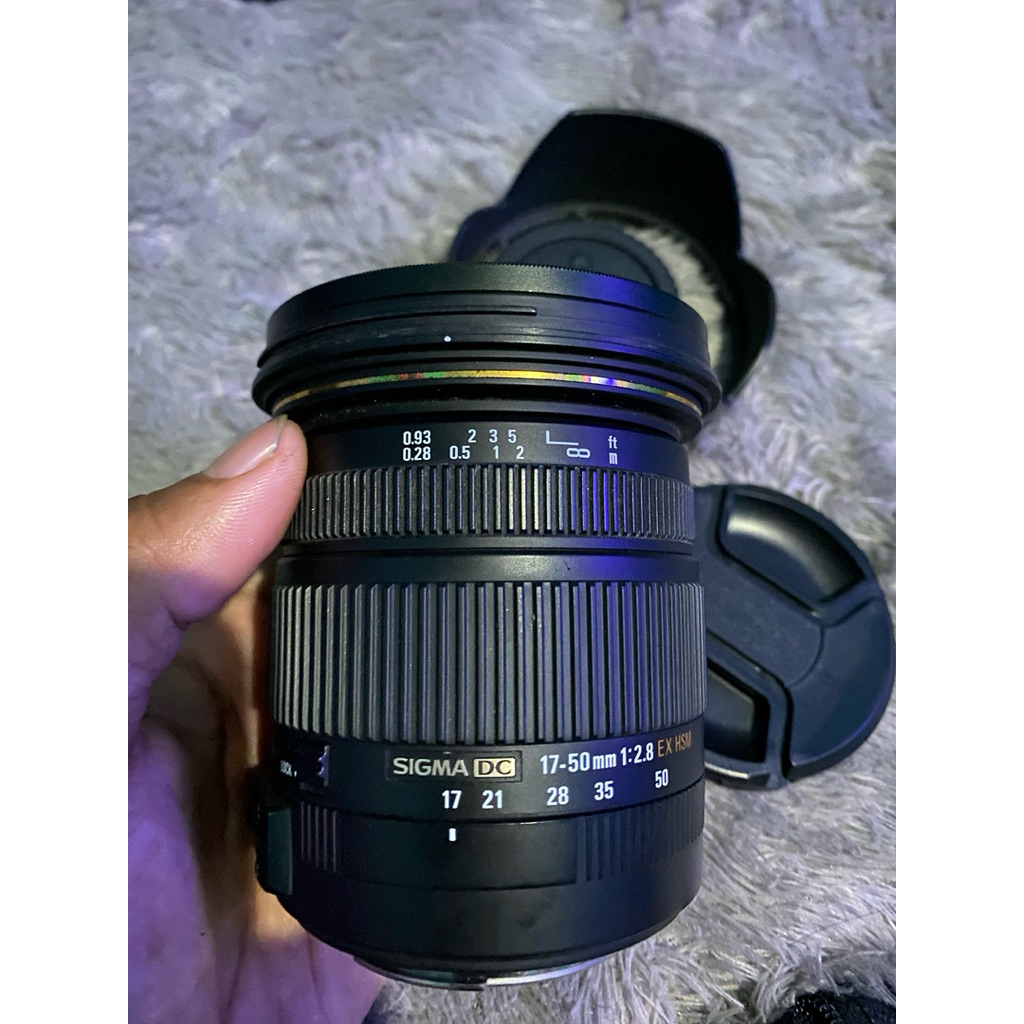Lensa Sigma 17-50mm f2.8 for canon