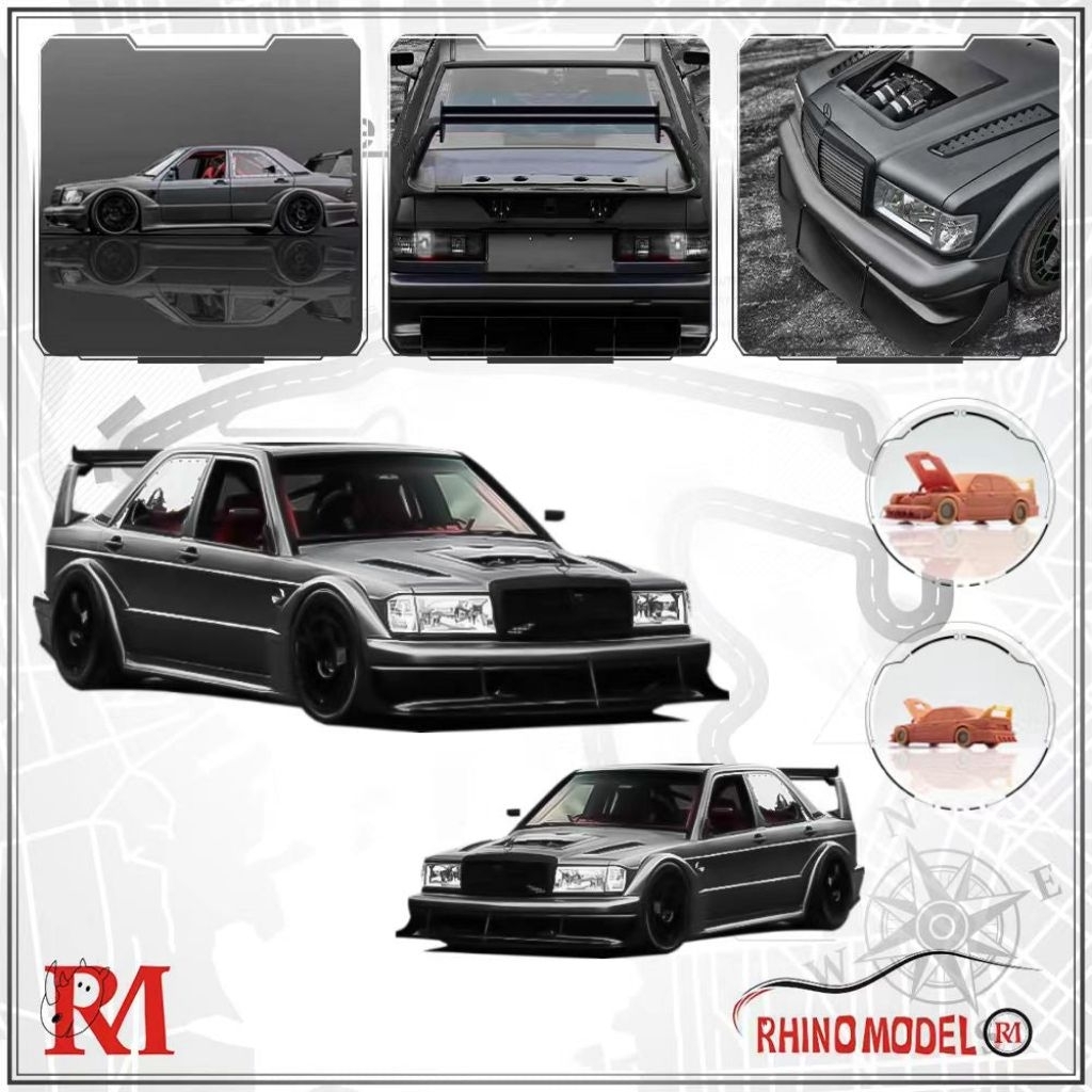 Rhino Model Mercedes-Benz W201 190E Modified