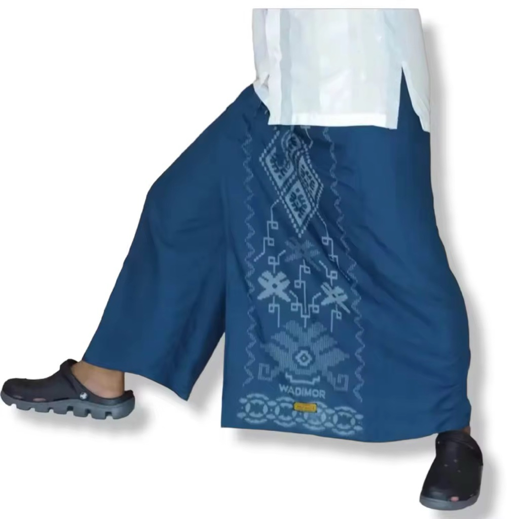 Celana Sarung Wadimor Dewasa Motif Bali Biru