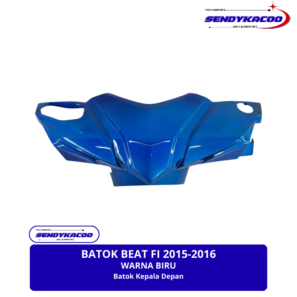Batok depan Beat Fi 2015-2016 stater Halus warna Biru / batok beat fi 2015