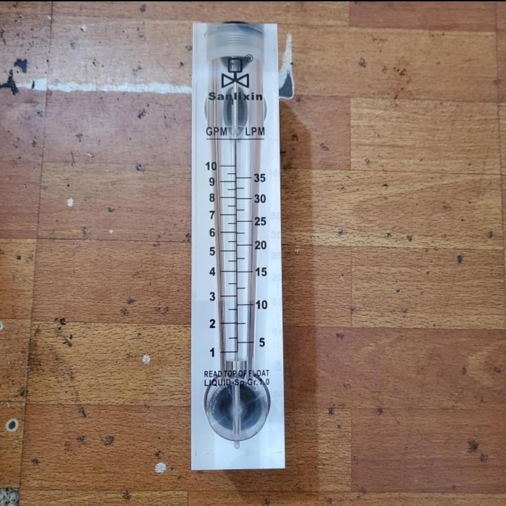 FLow meter 10gpm/35Lpm panel / flowmeter 10 gpm panel 35 lpm