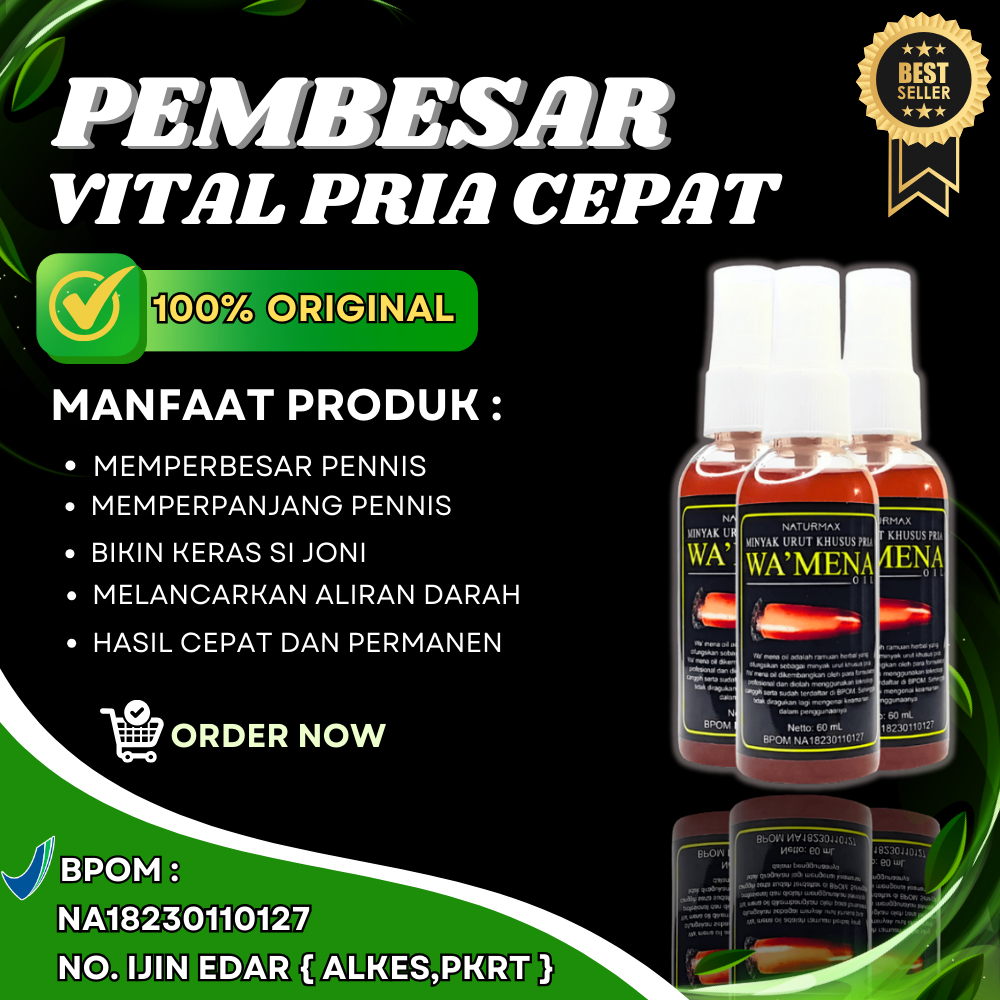 TOP 1 PEMBESAR JONI KelaminLaki Laki Cepat 100% Original Permanen Wamena oil PembesarPenis Paling Am
