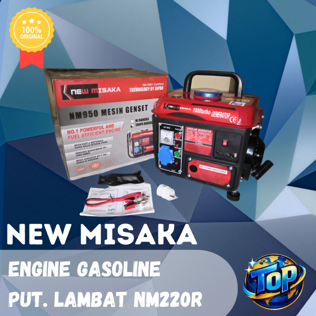 Genset New Misaka NM 950 / Genset Mini Tanpa Rangka New Misaka NM950 750W / Mesin Generator Mini