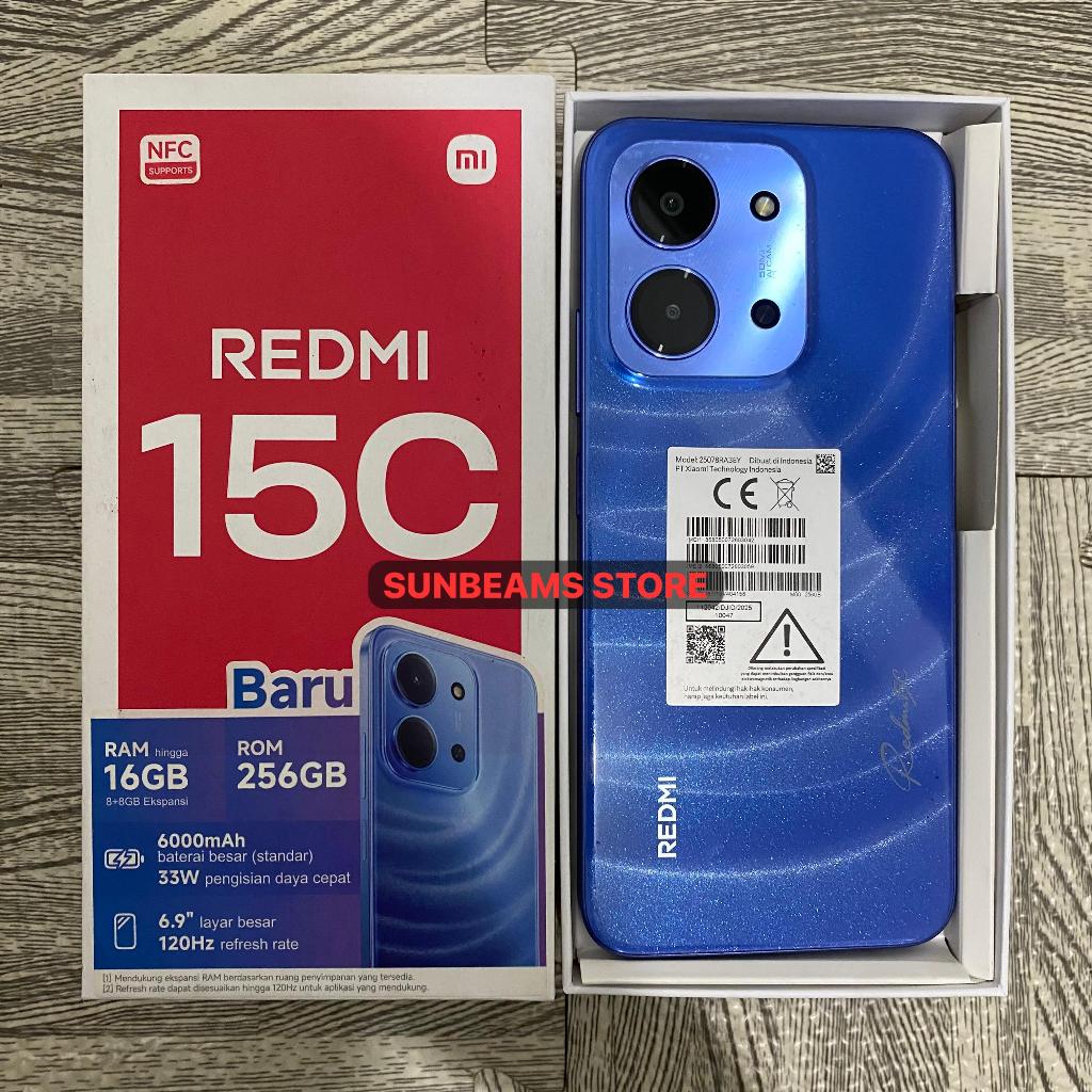 Redmi 15c 6/128 8/256 Second Fullset Bekas Resmi