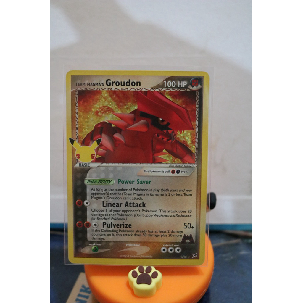 Groudon MagmaTeam | Classic Cellebration KARTU POKEMON CARD POKEMON TCG