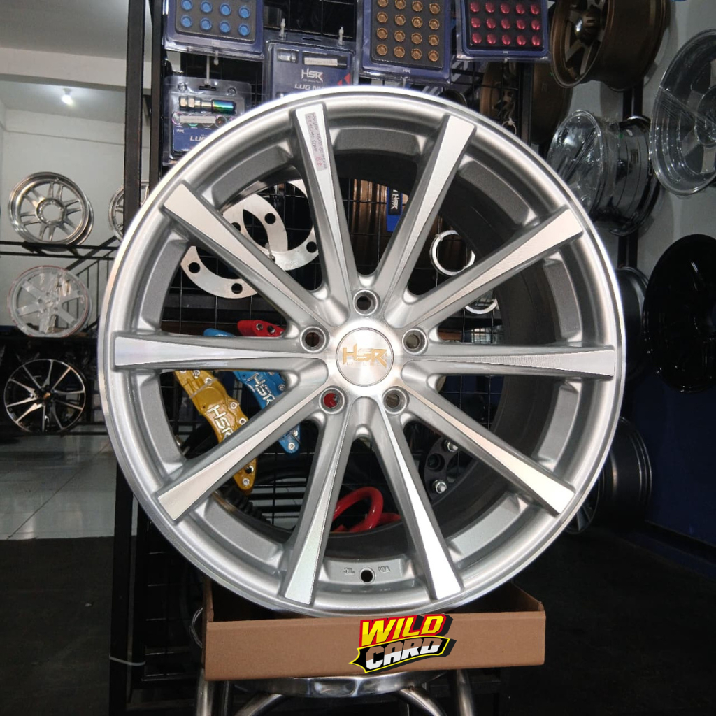 Velg Racing Model Celong ring 18 pnp Mobil Mercy Jetta Mini Cooper Passat pcd 5x112 HSR HUSTLER