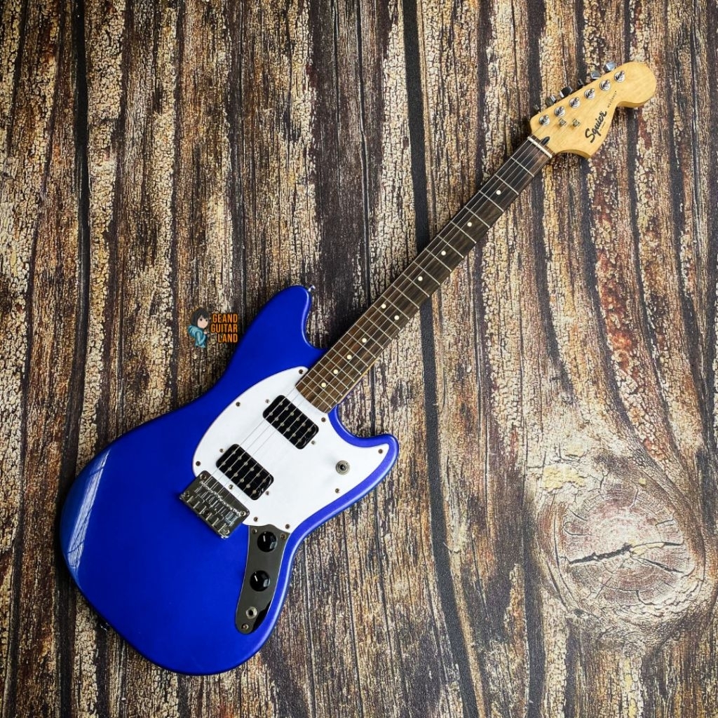 Squier Bullet Mustang HH Electric Guitar in Imperial Blue