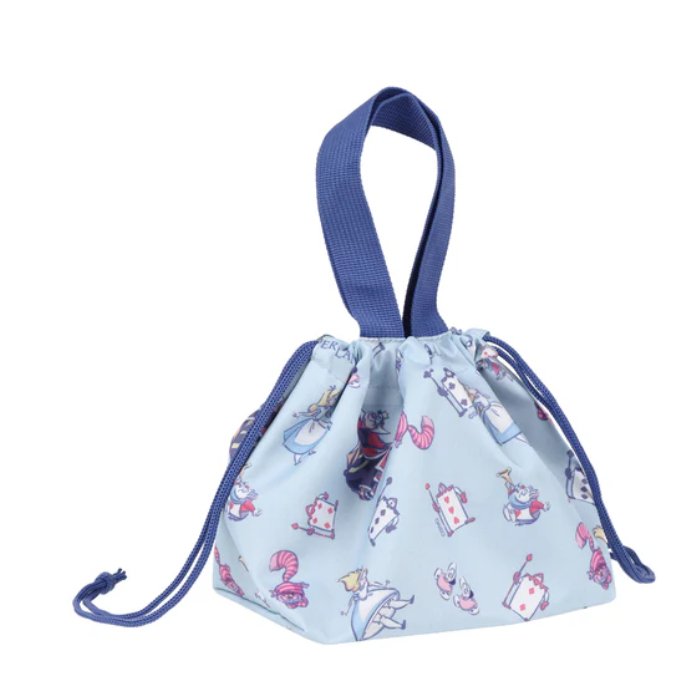 DAISO Drawstring Bag Alice in Wonderland (Tas Serut Karakter Alice)