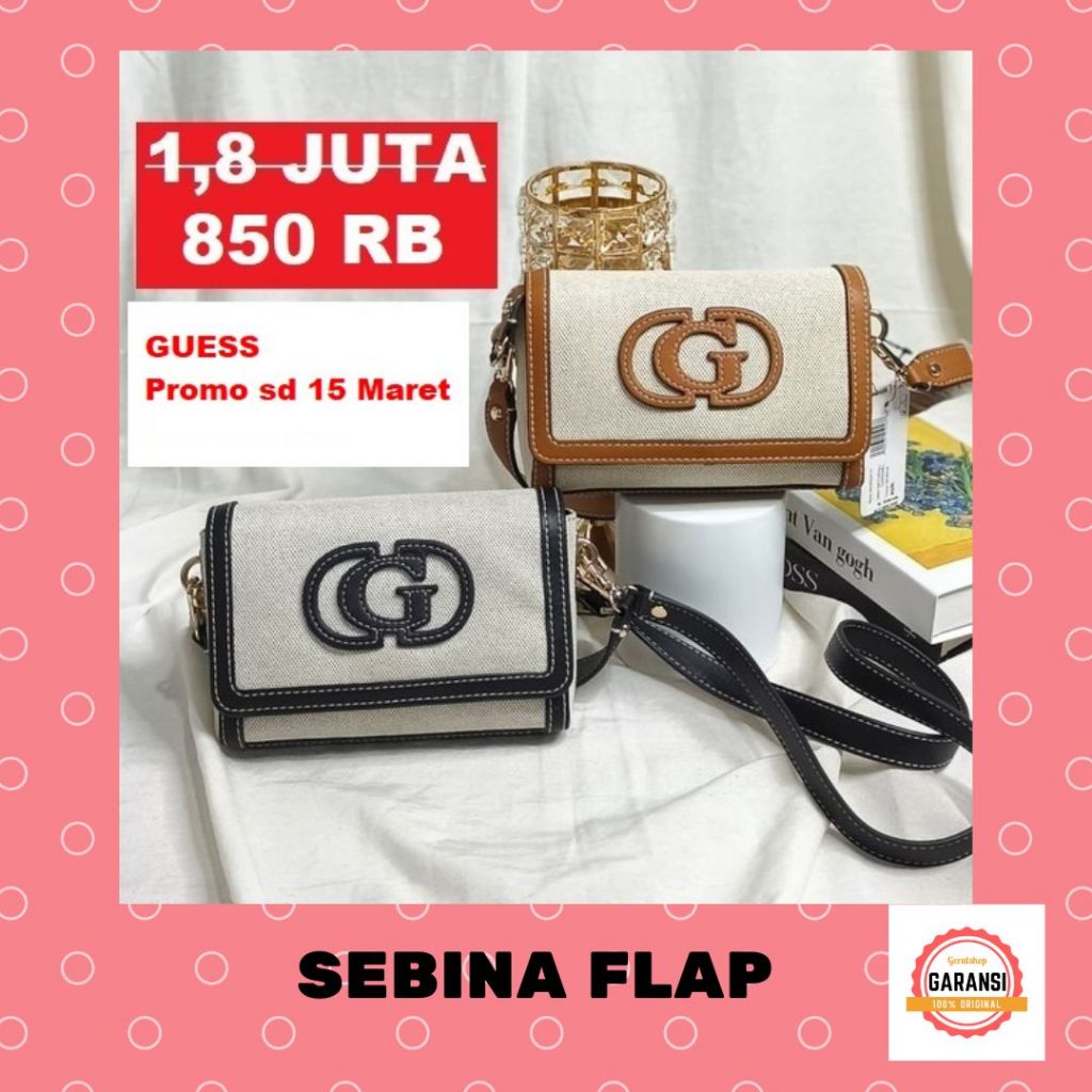 Tas Guess seri SEBINA shoulder bag original SALE STORE